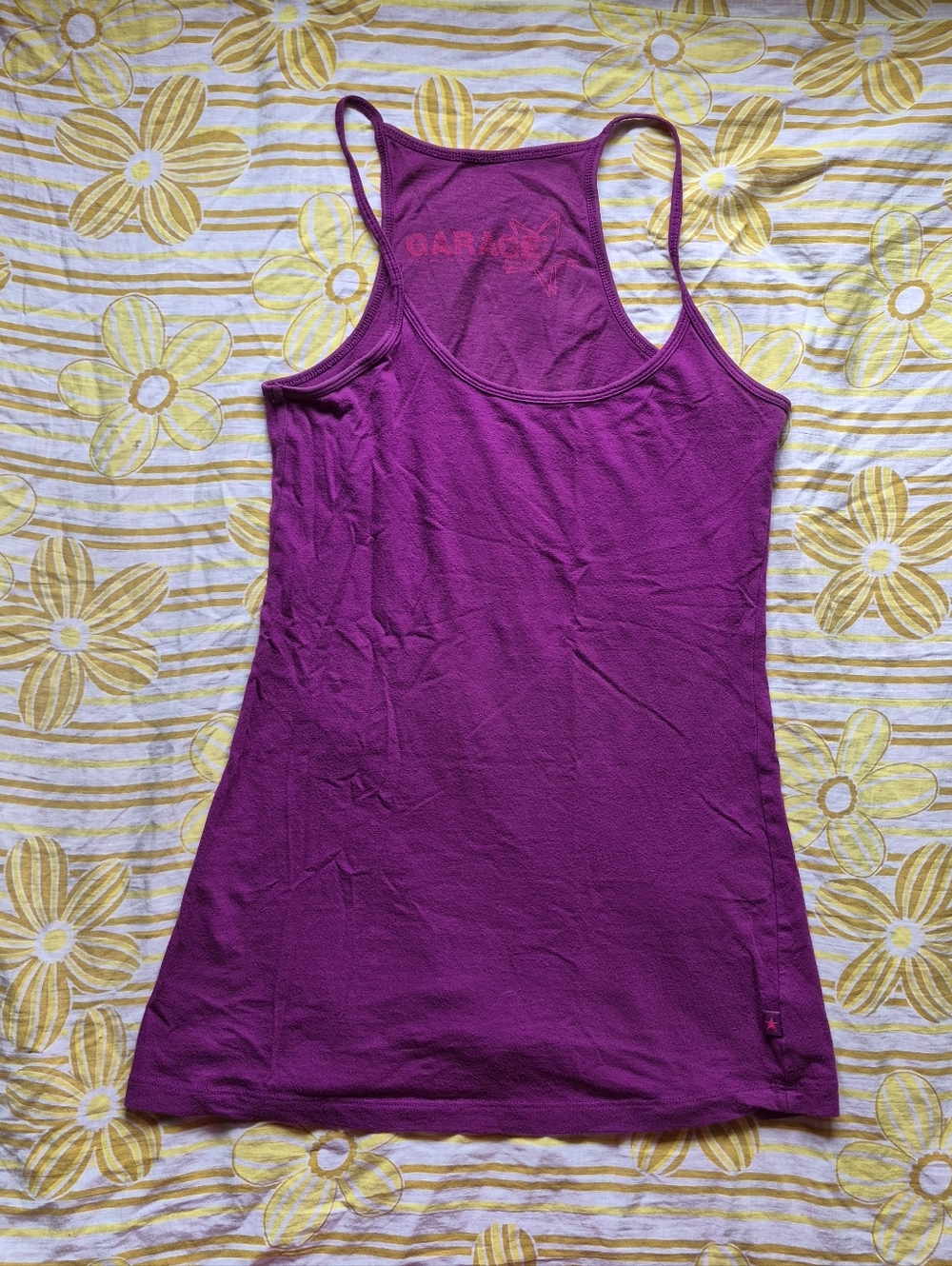 Garage Purple Racerback Tank Top